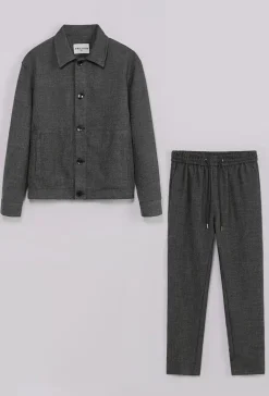 Ensemble veste et pantalon uni