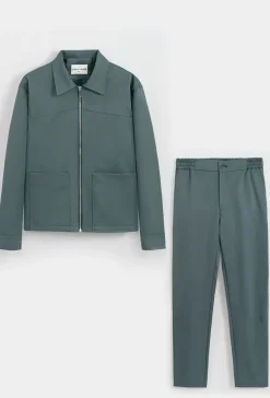 Ensemble veste et pantalon uni