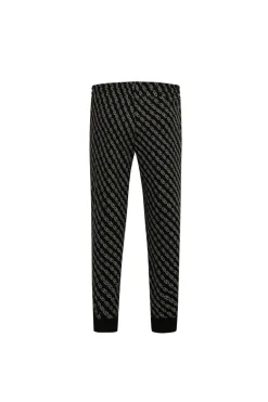 Ensemble veste et pantalon à imprimé chaine graphique