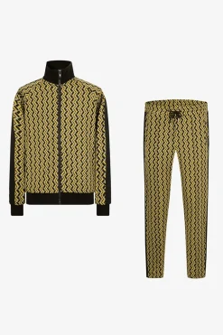 Ensemble veste et pantalon à imprimé graphique