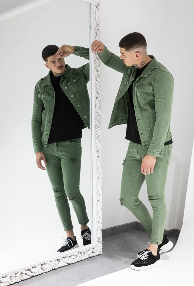 Ensemble veste pantalon en jean