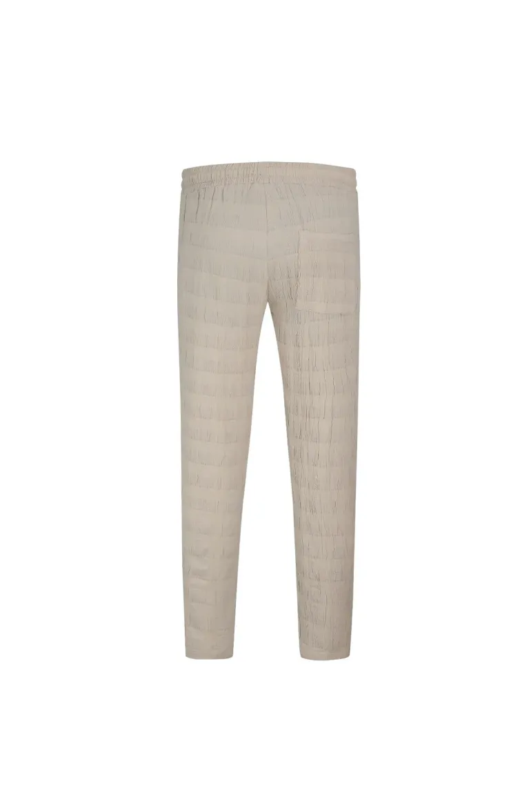 Ensemble veste pantalon effet froissé