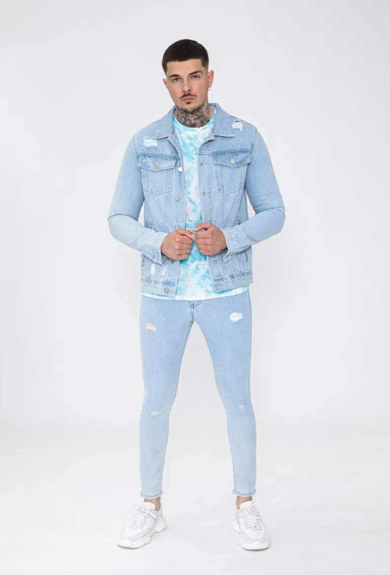 Ensemble veste pantalon en jean
