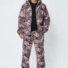 Ensemble veste pantalon fleurie