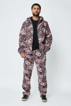 Ensemble veste pantalon fleurie