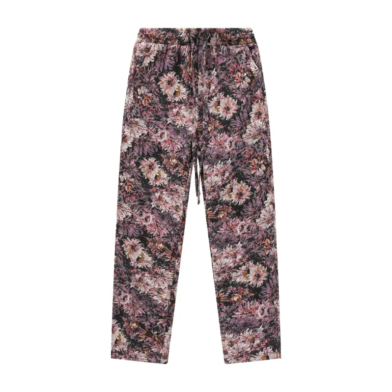 Ensemble veste pantalon fleurie