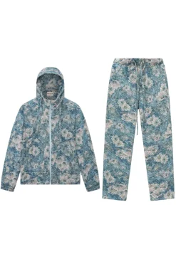 Ensemble veste pantalon fleurie
