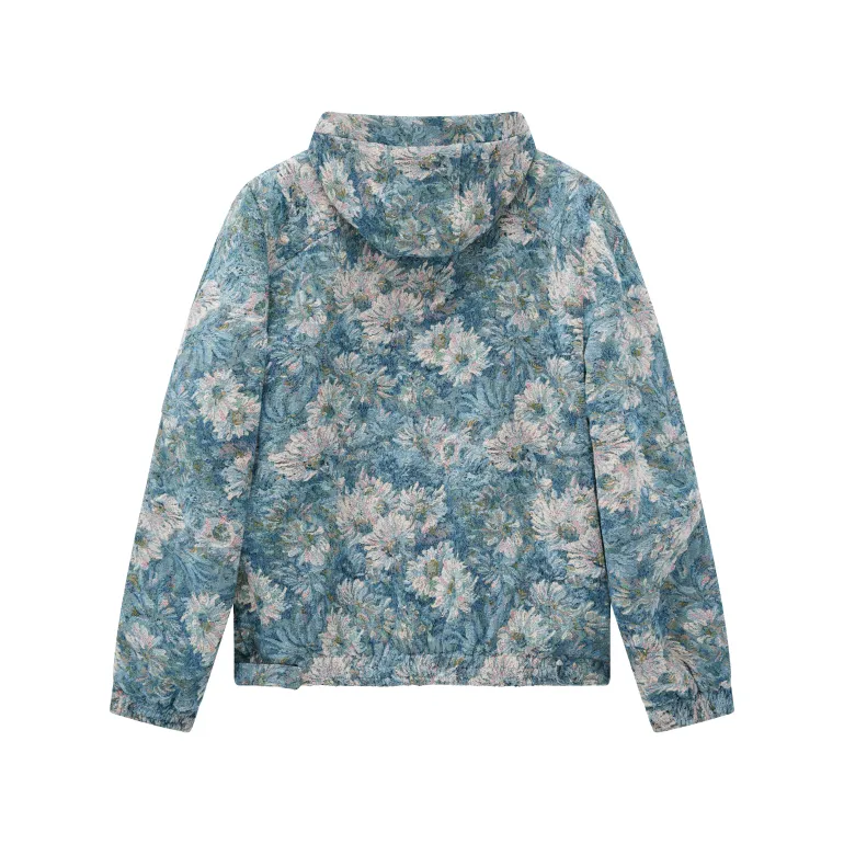 Ensemble veste pantalon fleurie