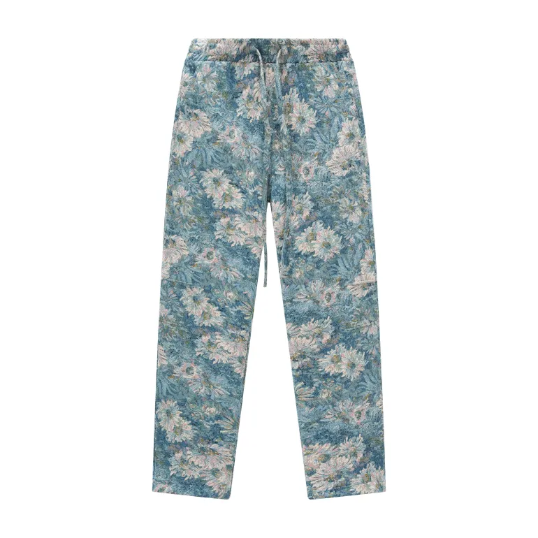 Ensemble veste pantalon fleurie