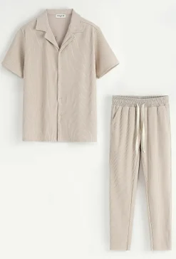 Ensemble veste pantalon uni
