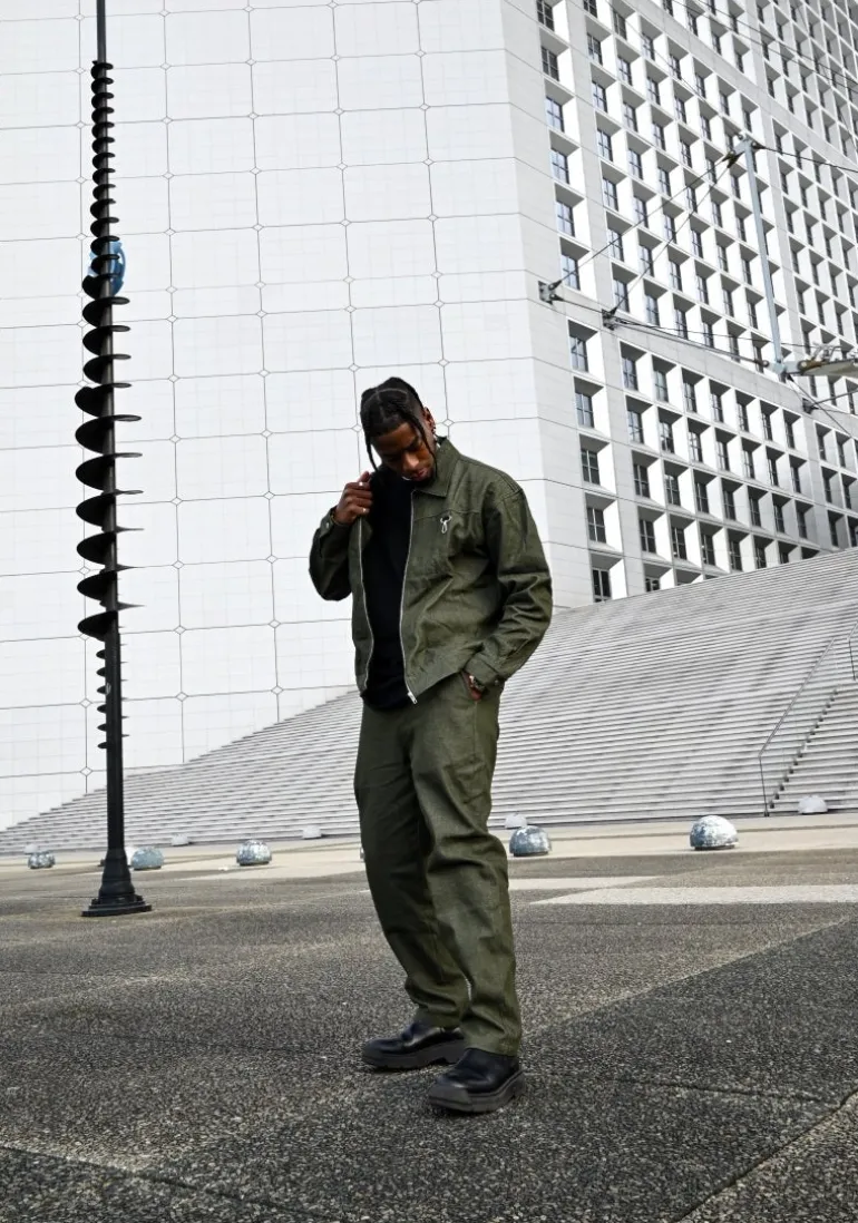 Ensemble veste pantalon workers denim