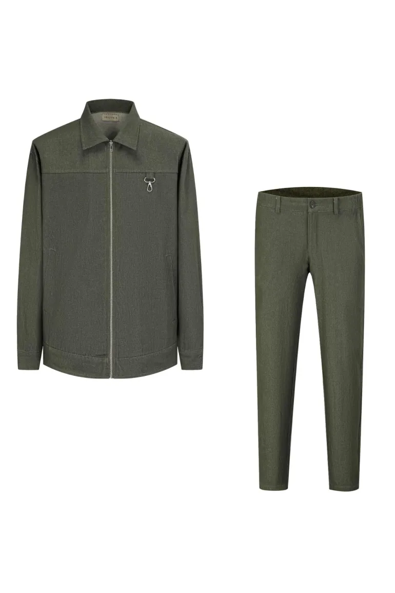 Ensemble veste pantalon workers denim