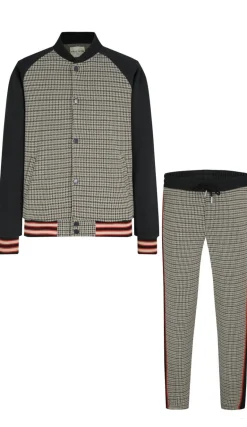 Ensemble veste teddy et jogger pant jacquard