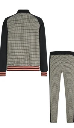 Ensemble veste teddy et jogger pant jacquard