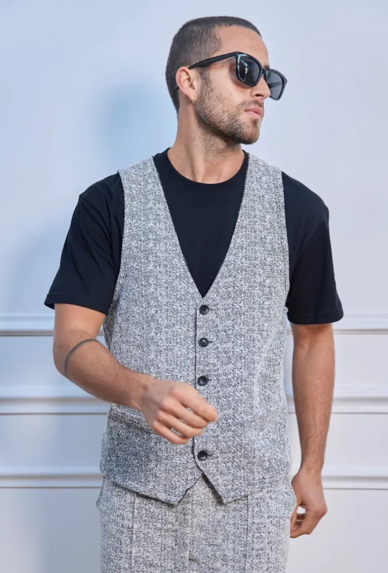 Gilet court élégant