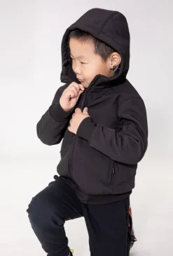 Gilet enfant à capuche