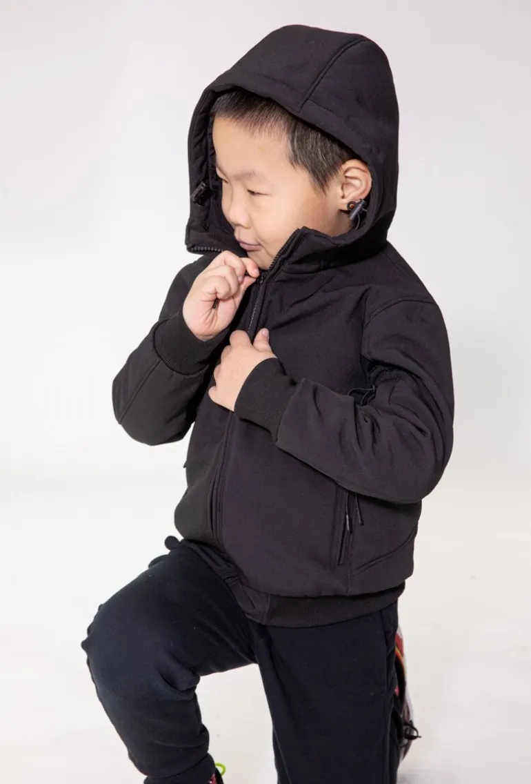 Gilet enfant à capuche