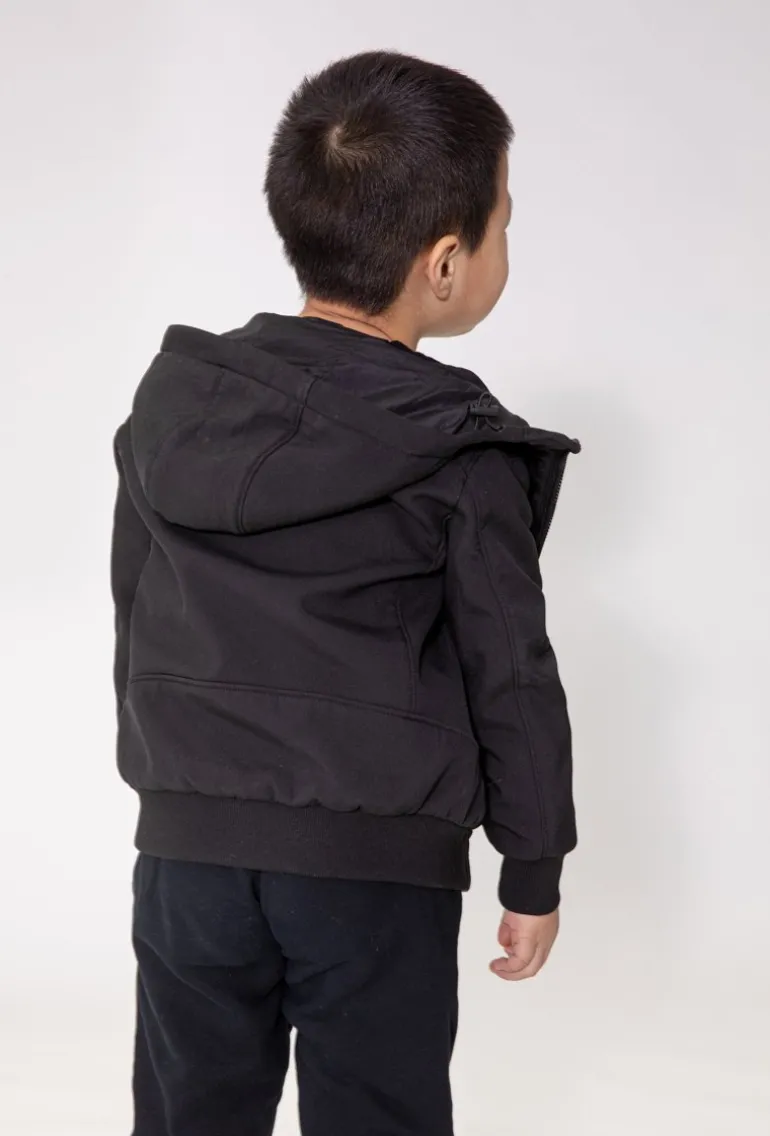 Gilet enfant à capuche