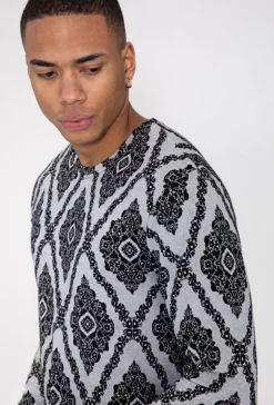 Haut manches longues avec motif baroque