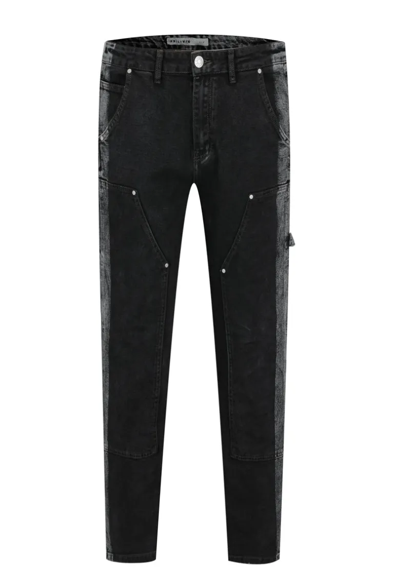 Jean bicolore loose fit