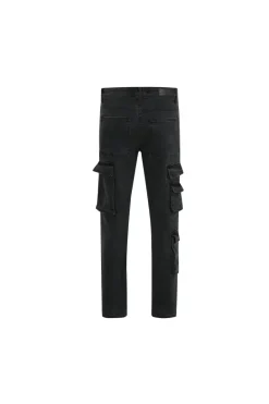 Jean regular fit à poches multiples