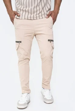 Jogger pant cargo avec detail zippé