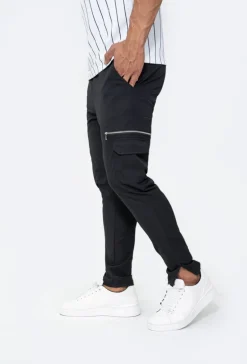 Jogger pant cargo avec detail zippé