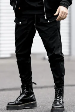 Jogger pantalon uni tendance