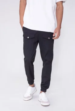 Jogger pantalon uni tendance