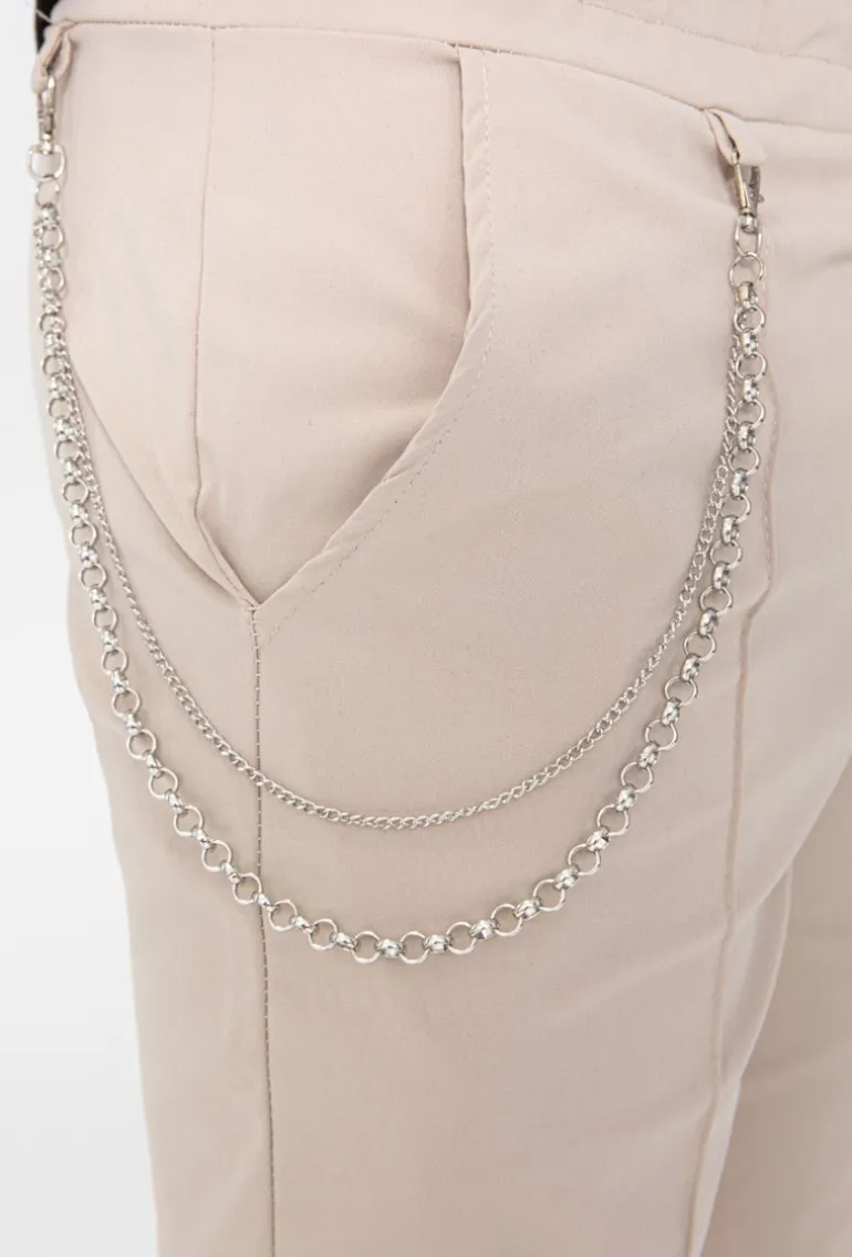 Jogger toile avec chaines