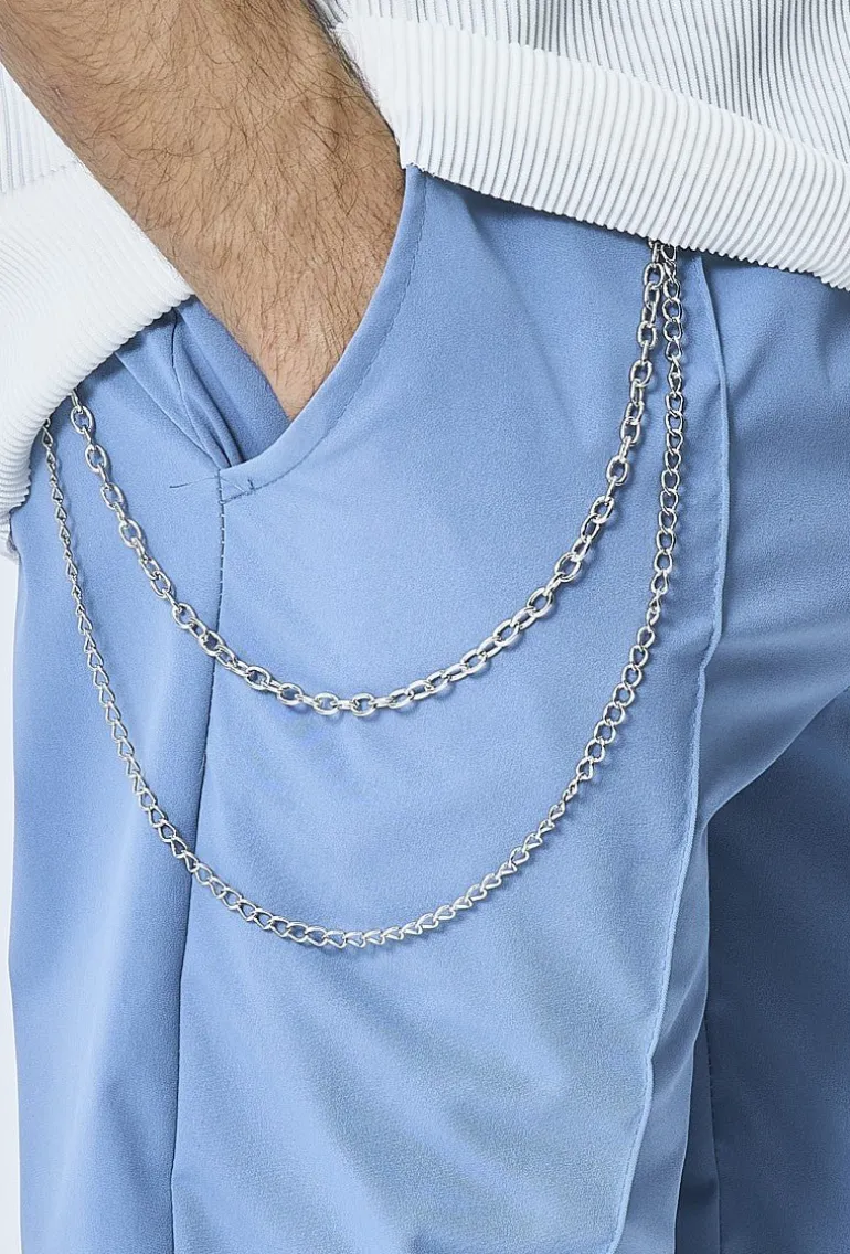 Jogger toile avec chaines