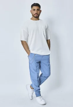 Jogger toile avec chaines