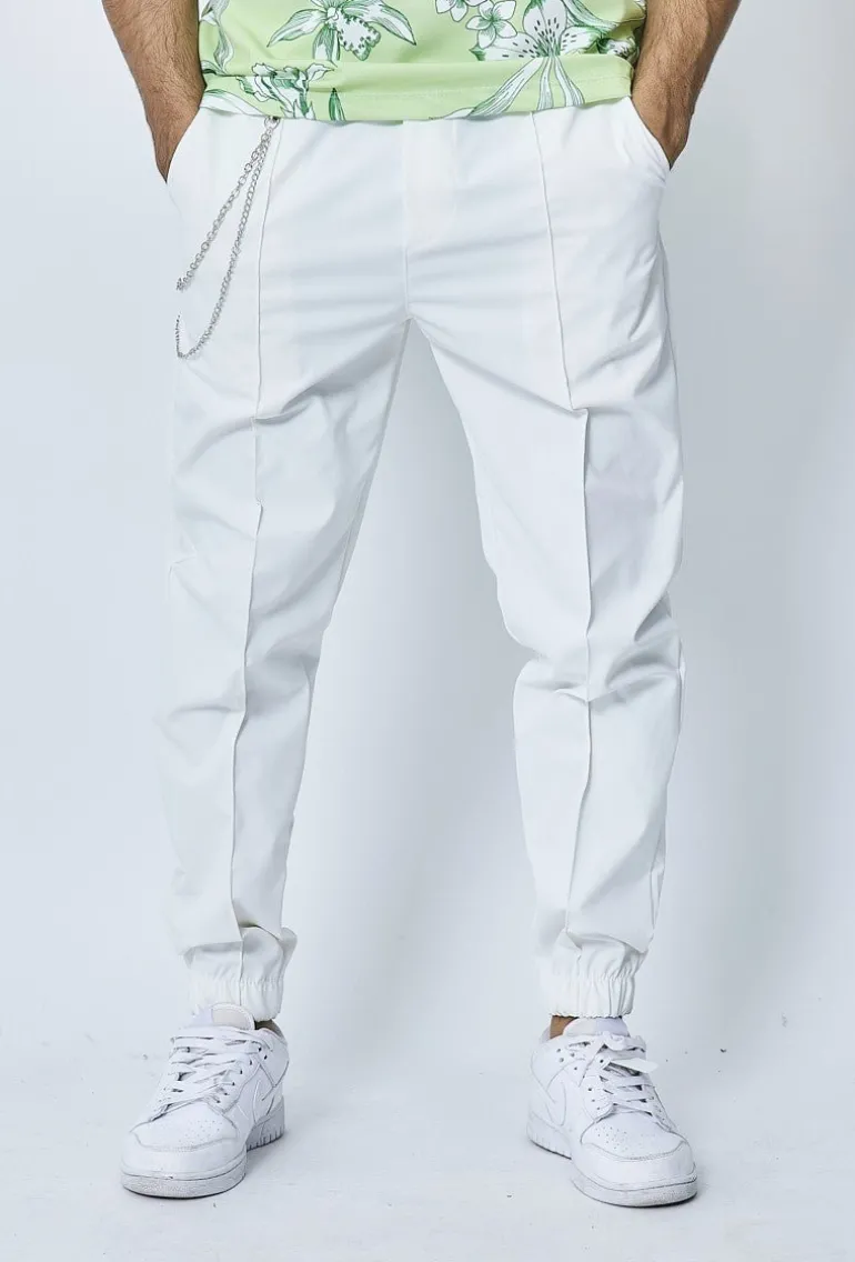 Jogger toile avec chaines
