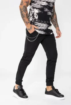 Jogger toile avec chaines