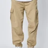 Jogging large couleur unie