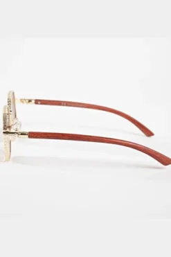 Lunettes de soleil ovales