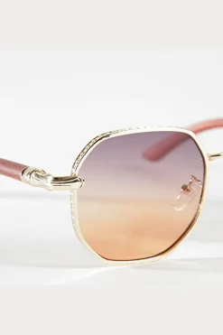 Lunettes de soleil ovales