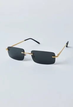 Lunettes rectangulaires sans monture