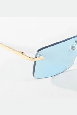 Lunettes rectangulaires sans monture