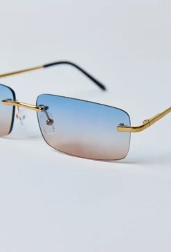 Lunettes rectangulaires sans monture
