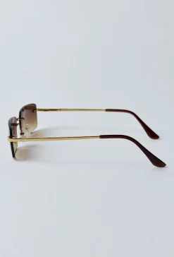 Lunettes rectangulaires sans monture