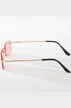Lunettes rectangulaires sans monture