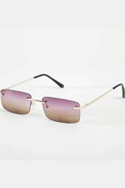 Lunettes rectangulaires sans monture