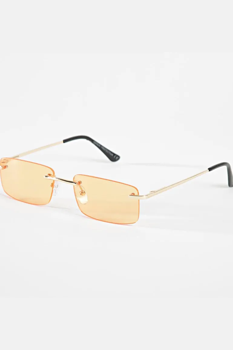 Lunettes rectangulaires sans monture