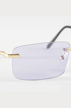 Lunettes rectangulaires sans monture