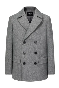 Manteau classique à boutonnage croisé