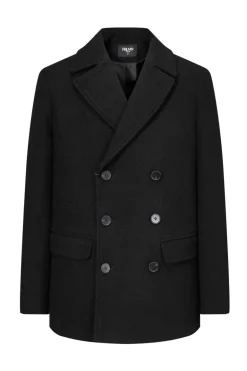 Manteau classique à boutonnage croisé