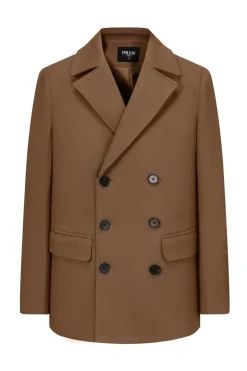 Manteau classique à boutonnage croisé