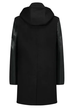 Manteau classique à capuche avec cordon de resserrage