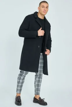 Manteau classique droit long